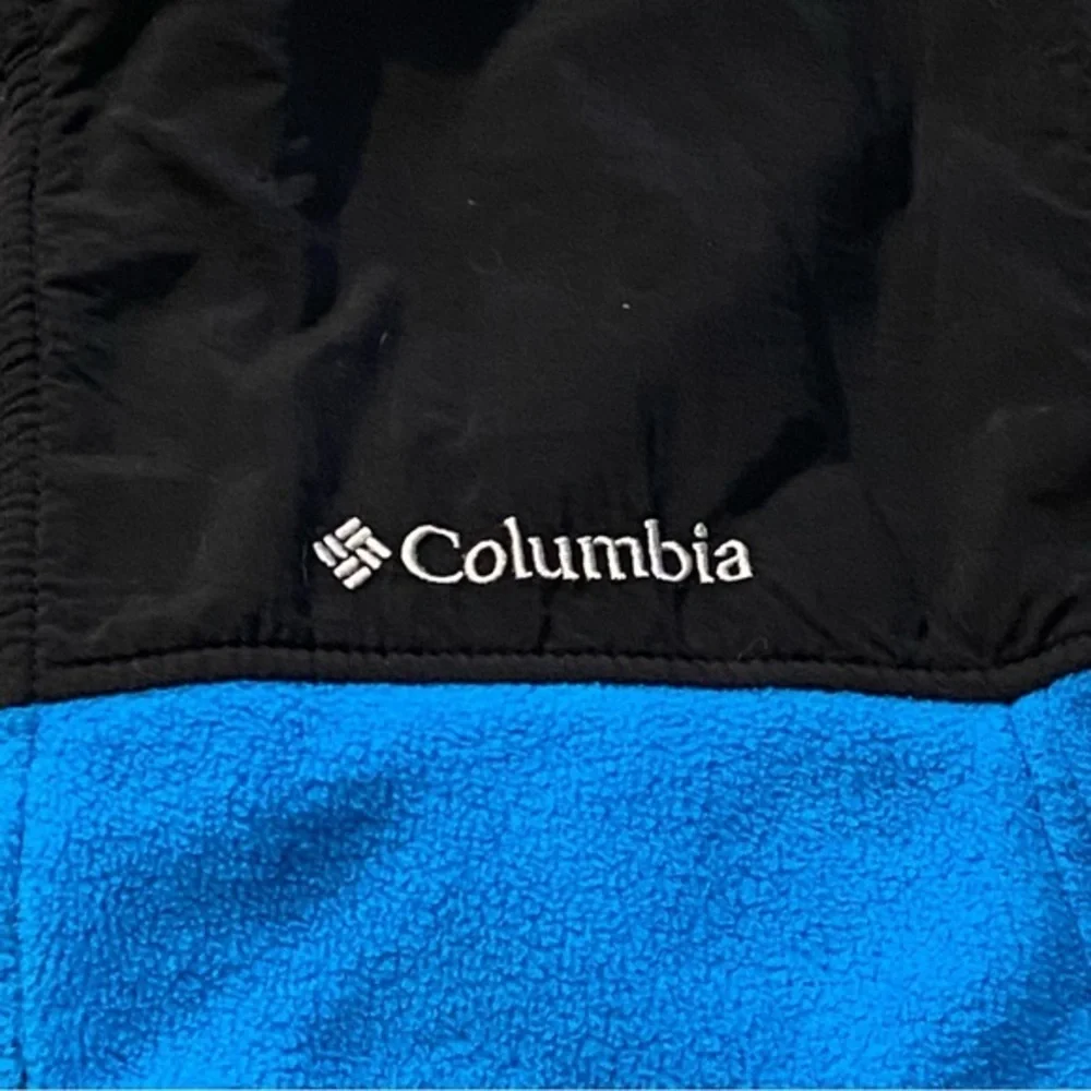 Columbia Jacket Women’s Large Full Zip Blue‎ Interchange Draw String Broke